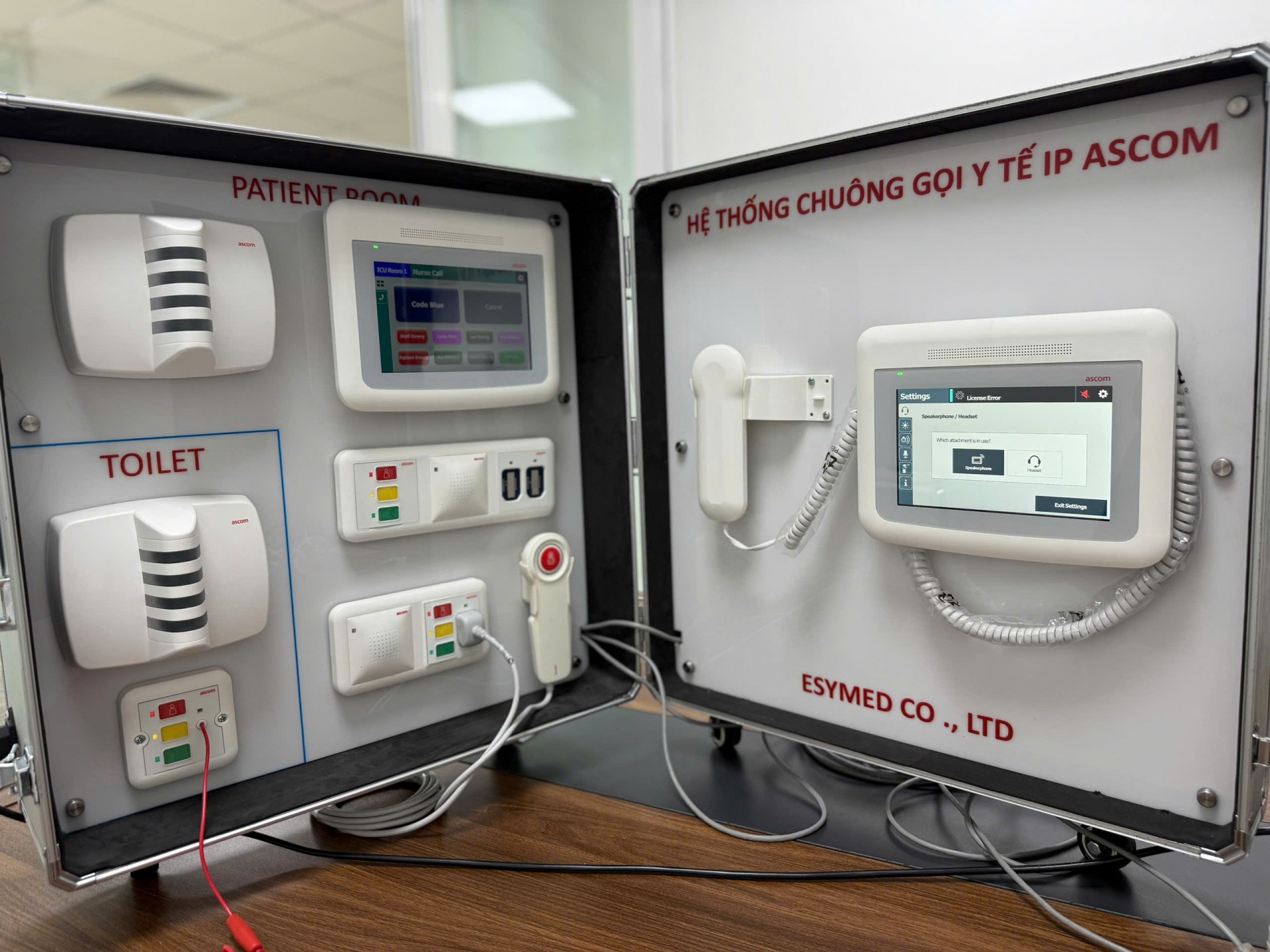 hệ thống báo gọi y tá IP Ascom