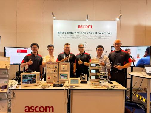 ESYMED cùng Ascom tổ chức triển lãm giới thiệu hệ thống báo gọi y tá IP tại TP. Hồ Chí Minh