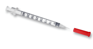 Bơm tiêm tiểu đường insulin 1ml 40ul 30G,Trustmed