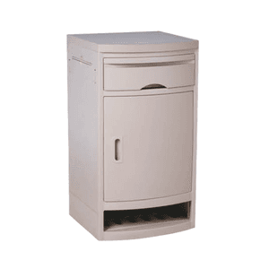 Tủ đầu giường bệnh nhân, có giá để giày, Humed-BS02