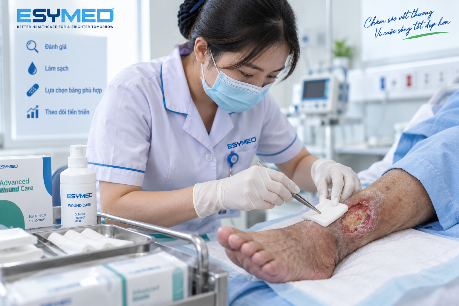 chăm sóc vết thương mãn tính